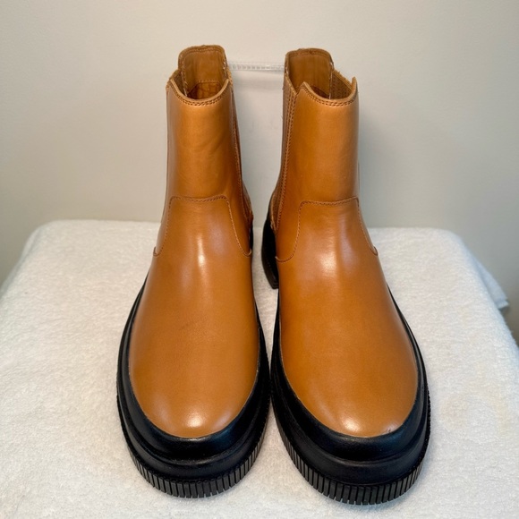 Sperry Highland Chelsea Chunky Leather Boot Tan women’s size 9.5 - Picture 2 of 8